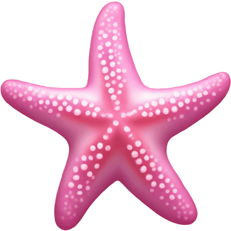 Pink starfish emoji