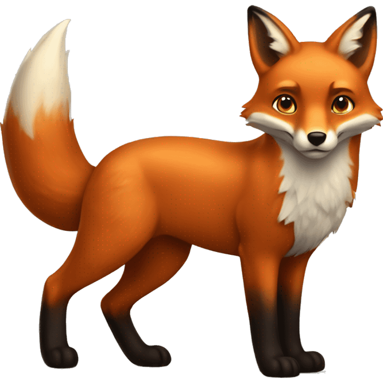 Full body fox emoji