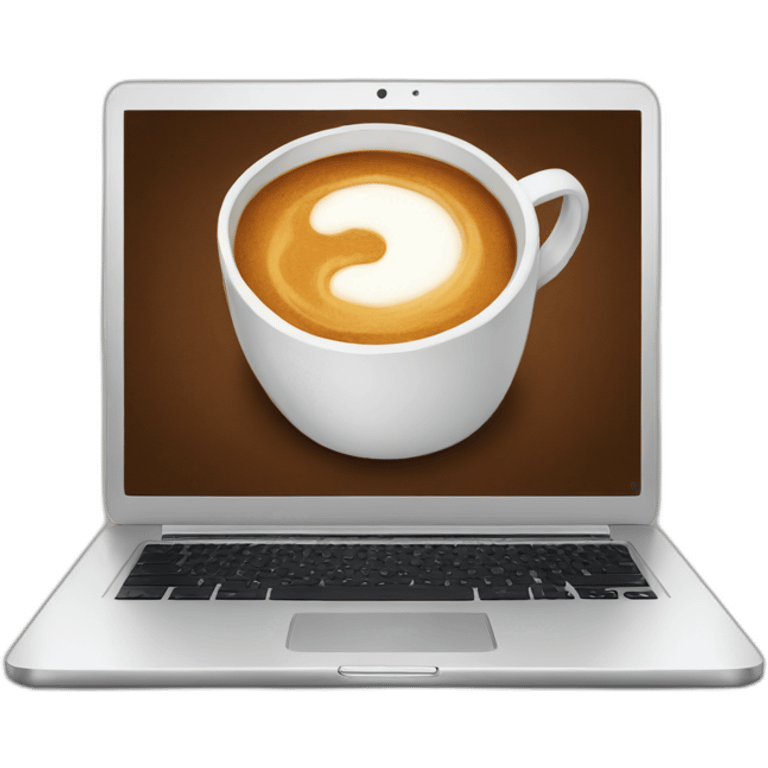 laptop inception coffee emoji