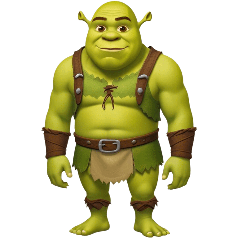 Very Slim Shrek fullbody emoji