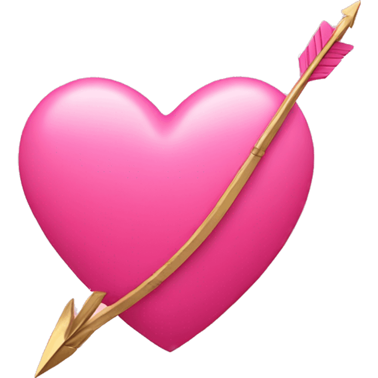 Pink Heart with arrow emoji