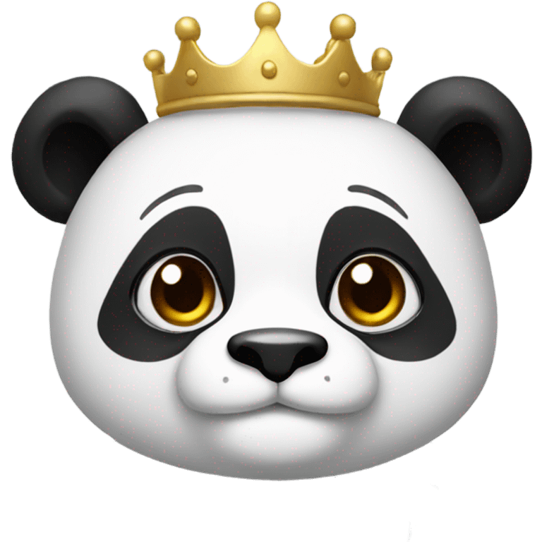 Royal panda emoji