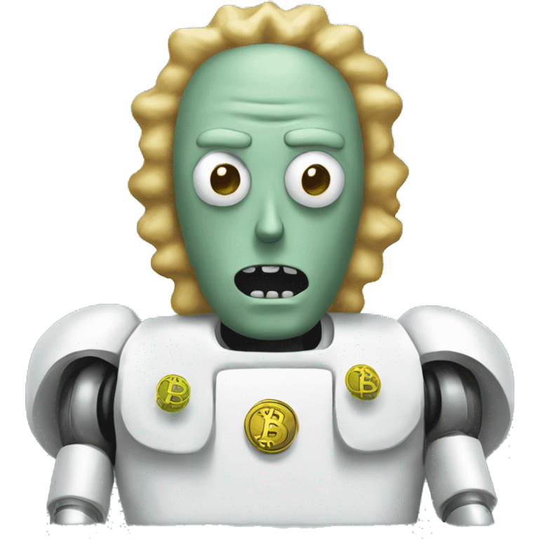 bitcoin robot purpose rick and morty emoji