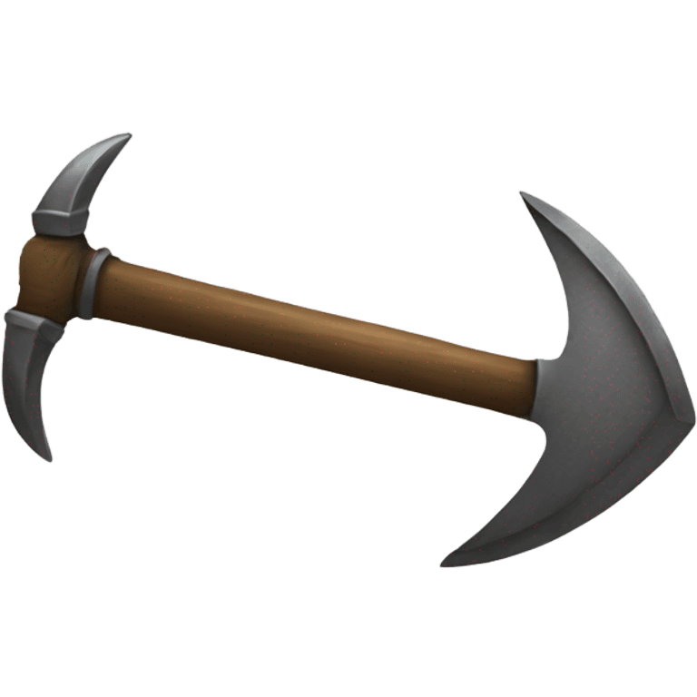 battleaxe made of iron emoji