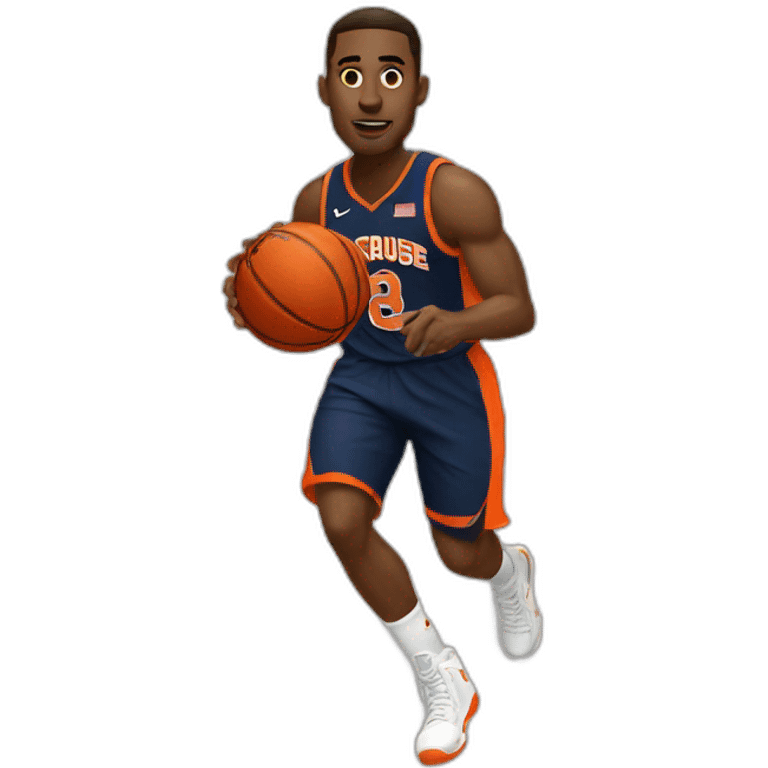 Syracuse orange basketball player emoji