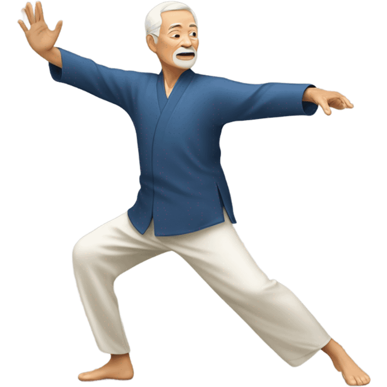 Senior tai chi emoji