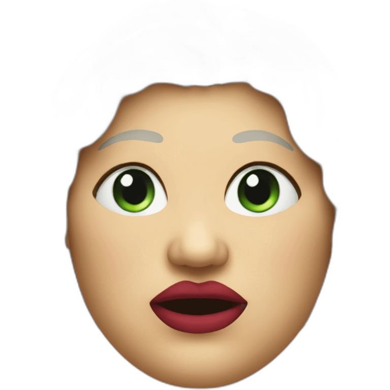 fat lady evil emoji