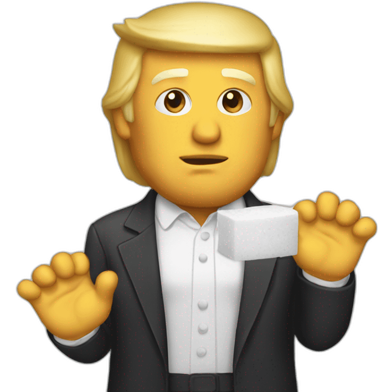 trump-holding-soap emoji