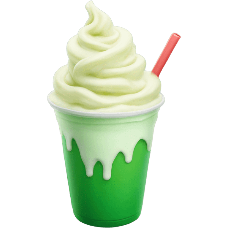 Shamrock shake emoji