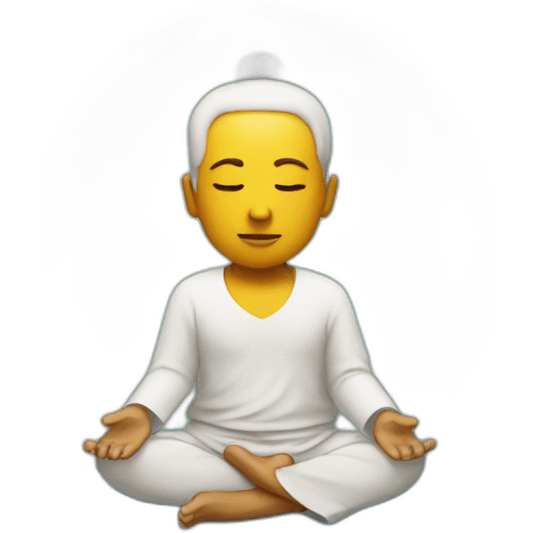 Meditación  emoji