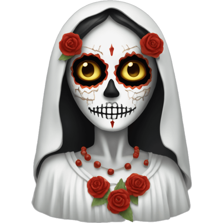 The goddess of death, santa muerta.  emoji