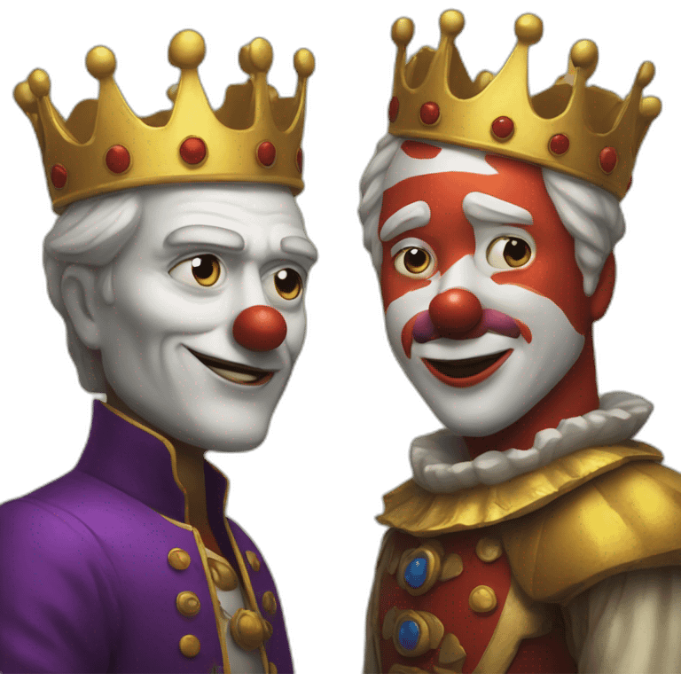 King and the Clown emoji