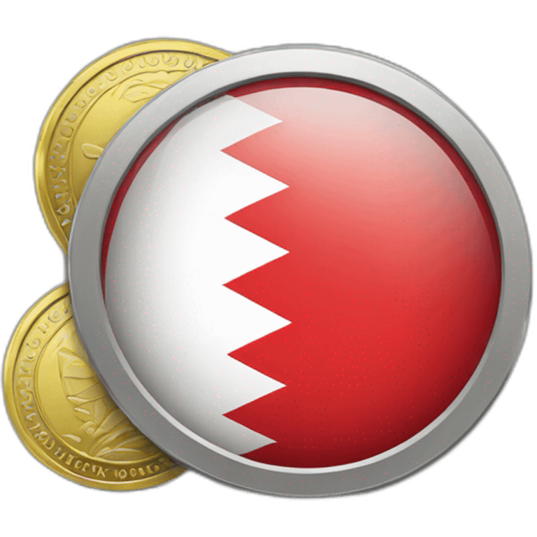 Coins Bahrain flag emoji