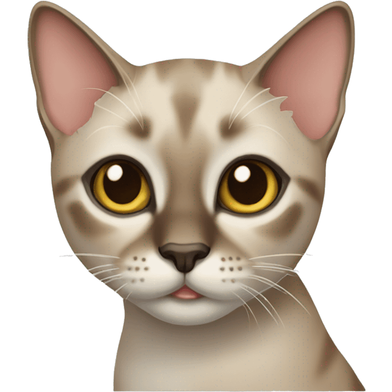 tabby siamese cat emoji