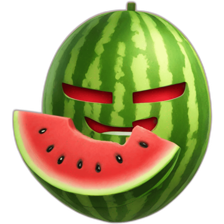 watermelon ninja emoji