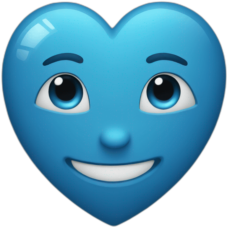 Blue heart emoji