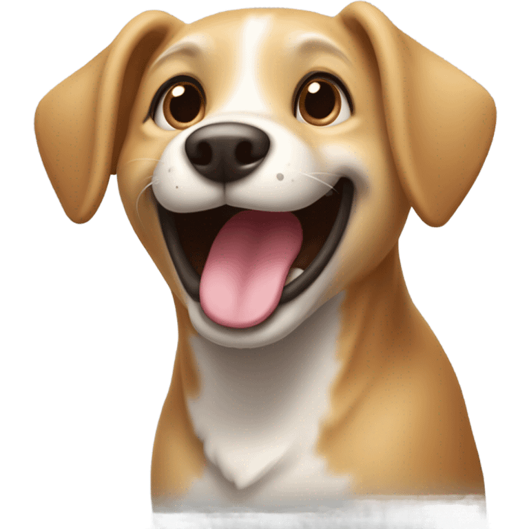 happy dog emoji