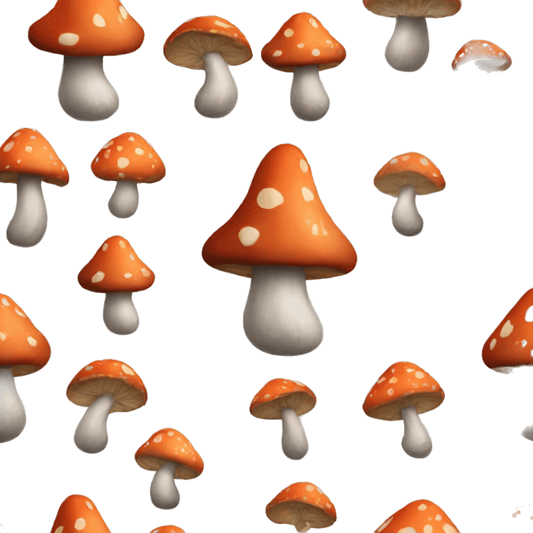 Mushrooms house emoji