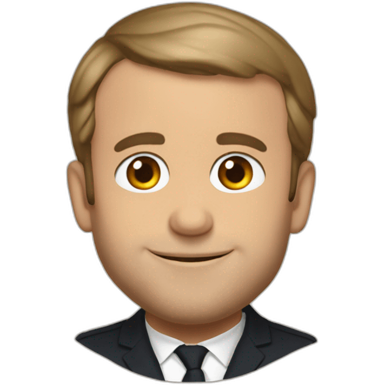 Emmanuel Macron love emoji