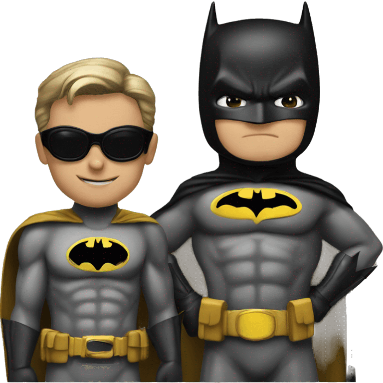 Batman & robin emoji