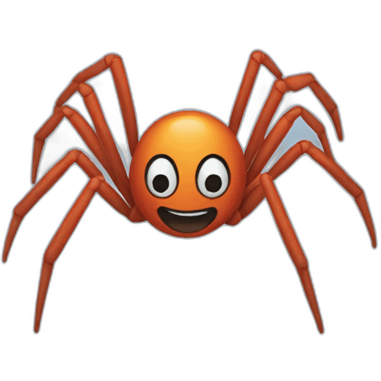 spider running emoji