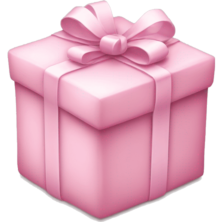 A light pink Christmas present  emoji