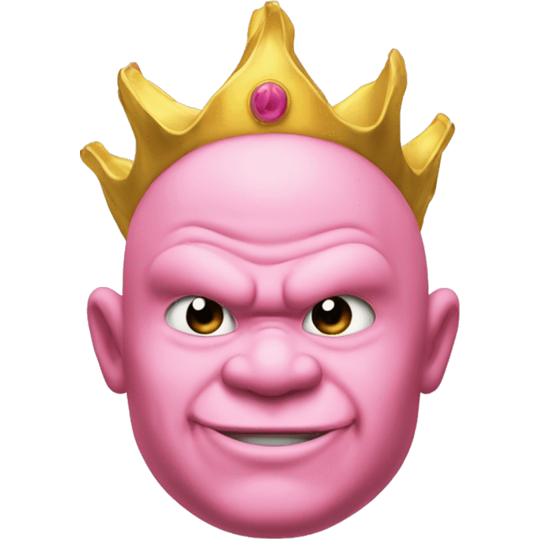 majin buu avec une couronne emoji