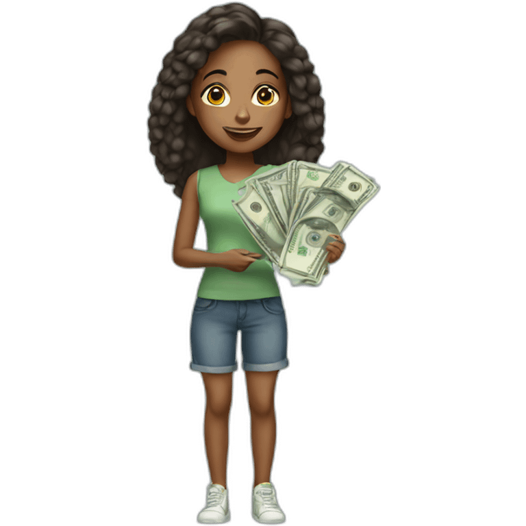 girl with money emoji