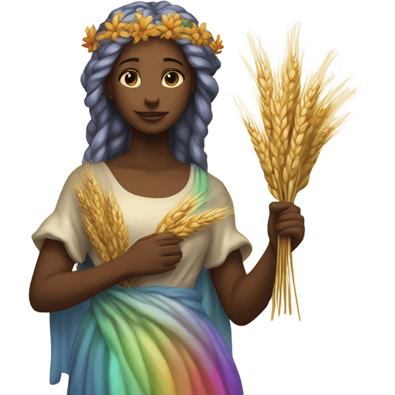 astrology virgo the maiden iridescent  emoji