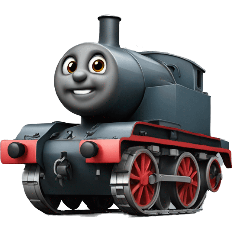 Tank engine, not Thomas the Tank Engine emoji