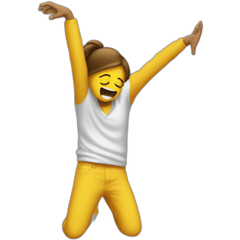 person that do a dab emoji