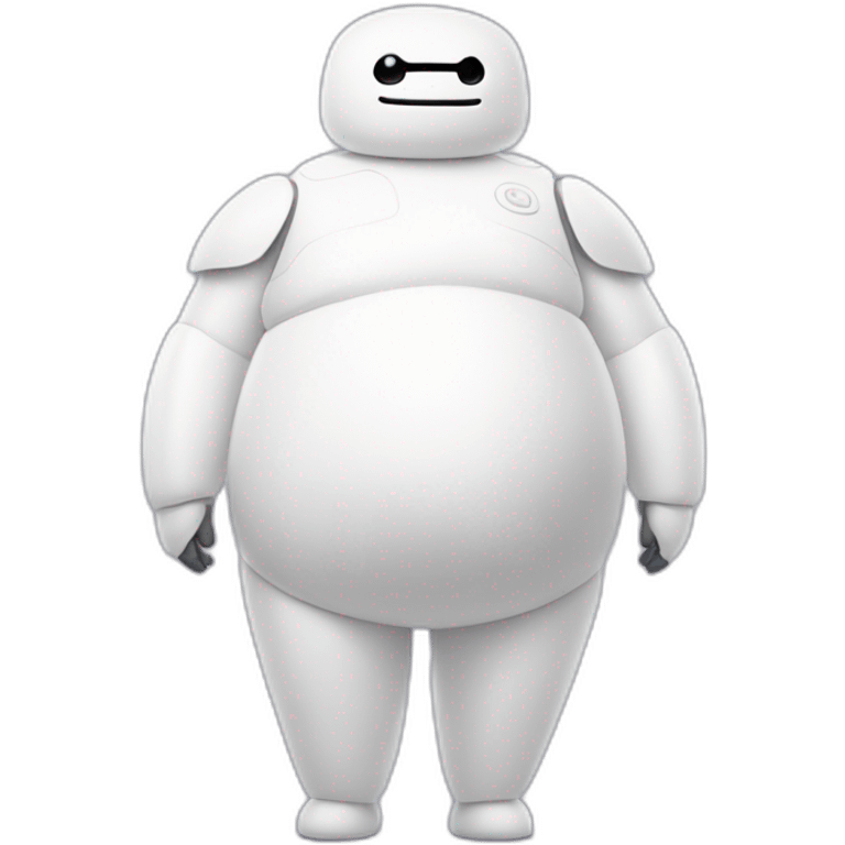 Baymax wearing ballerina outfit emoji