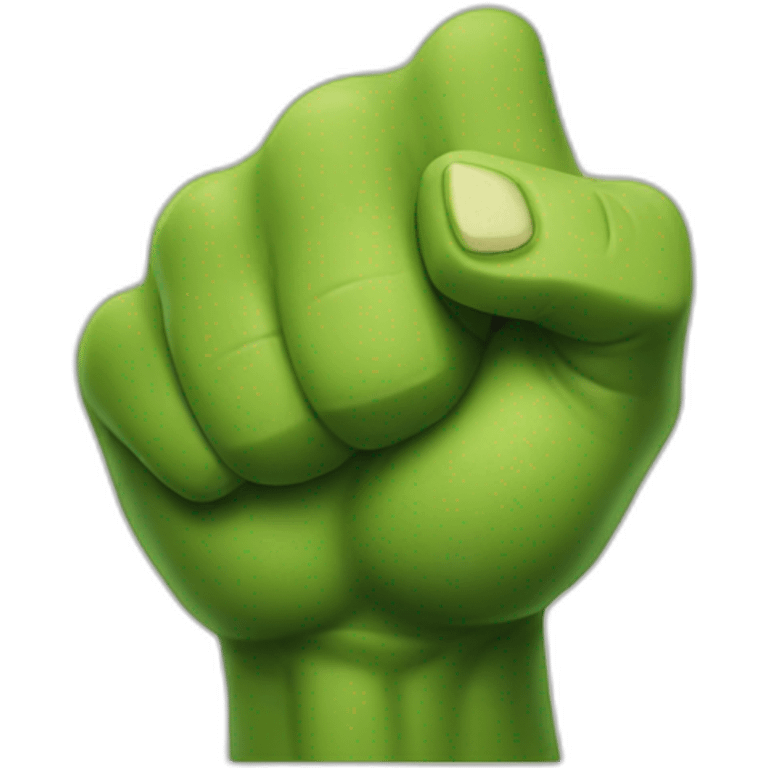 hulk hand thumbs up emoji