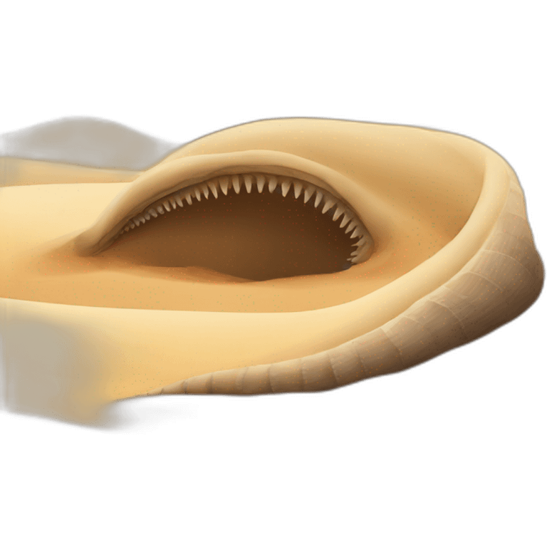 sandworm dune from sand emoji