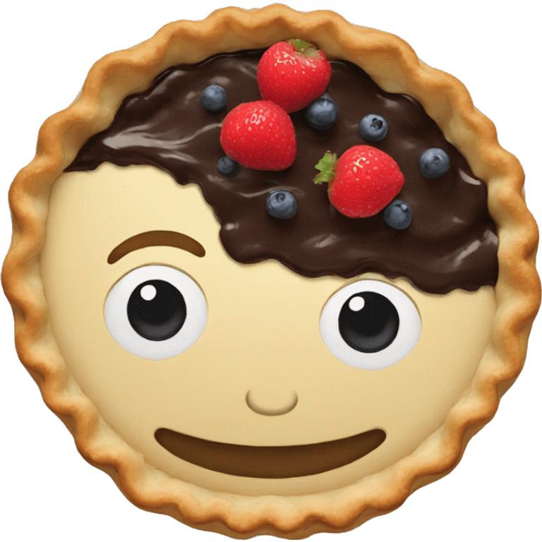 One pie emoji