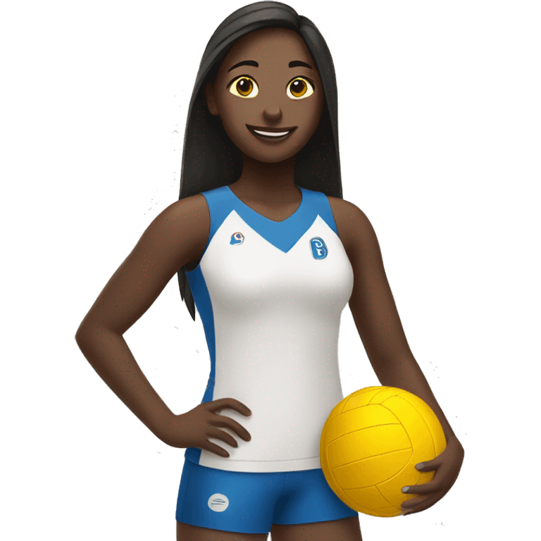 girl playing volleyball emoji