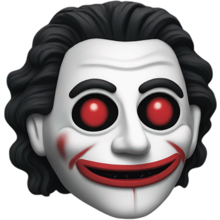 Billy the puppet from saw emoji