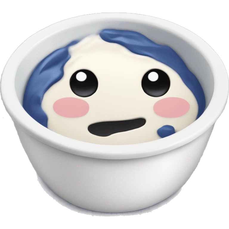 Yoghurt bowl emoji