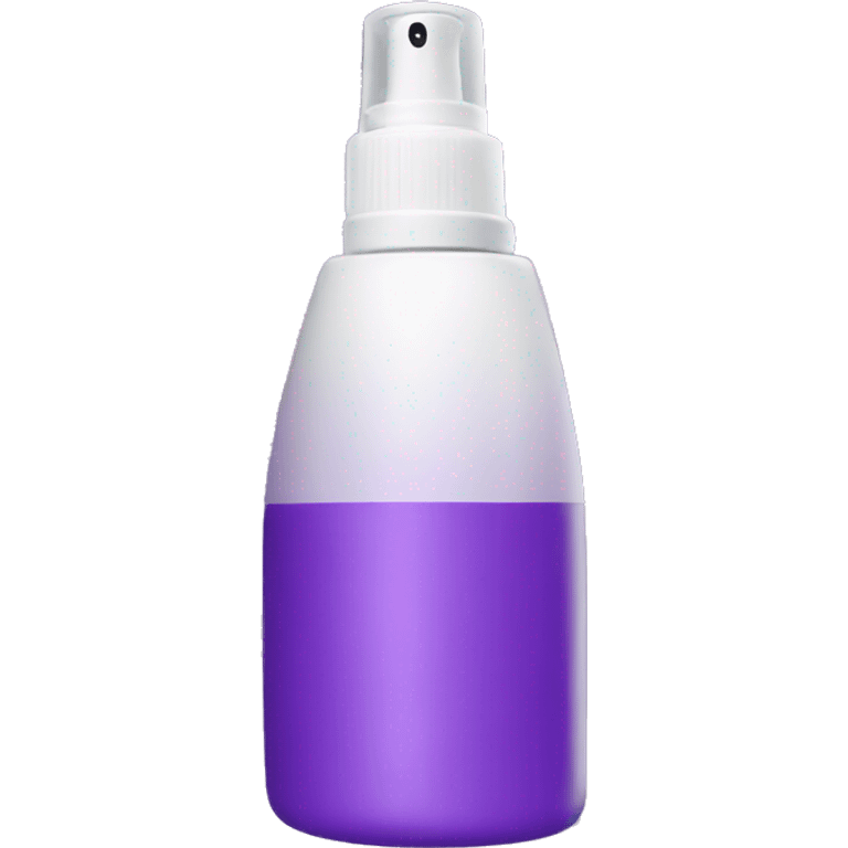 spray skincare bottle purple emoji