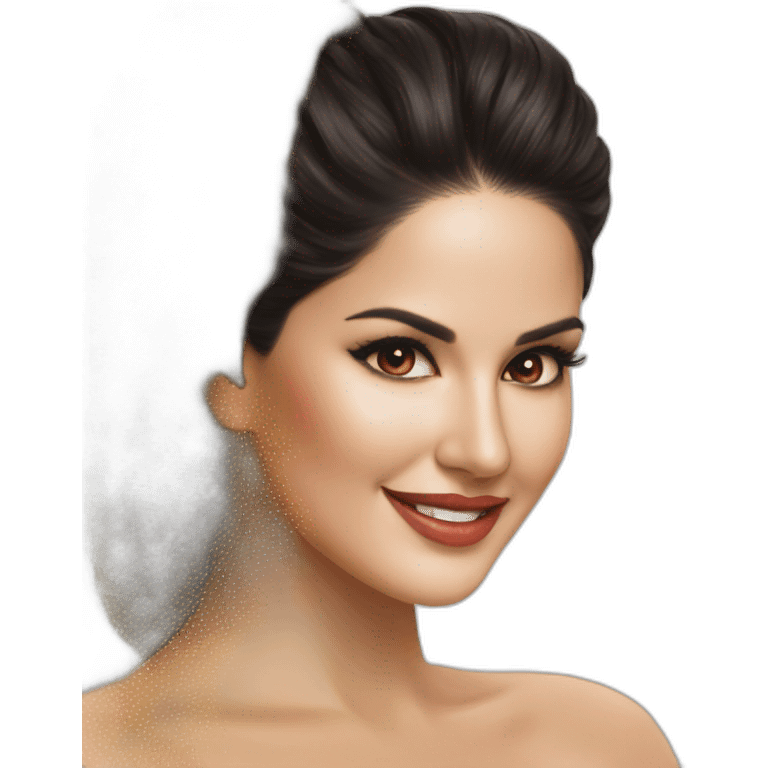 Sunny leone angray face emoji