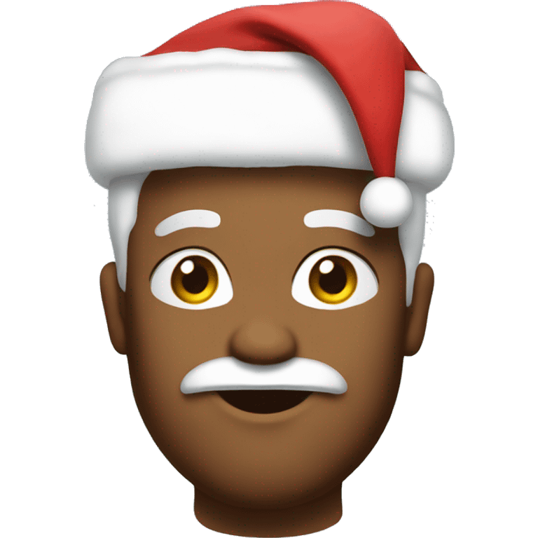 santa sunny emoji