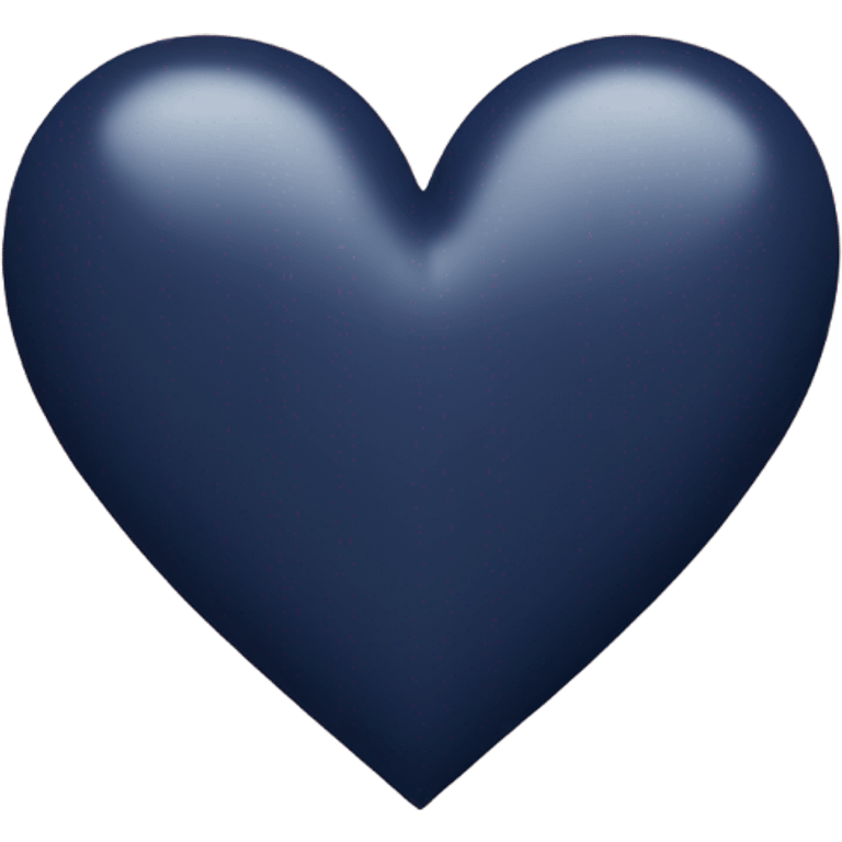 Navy heart emoji