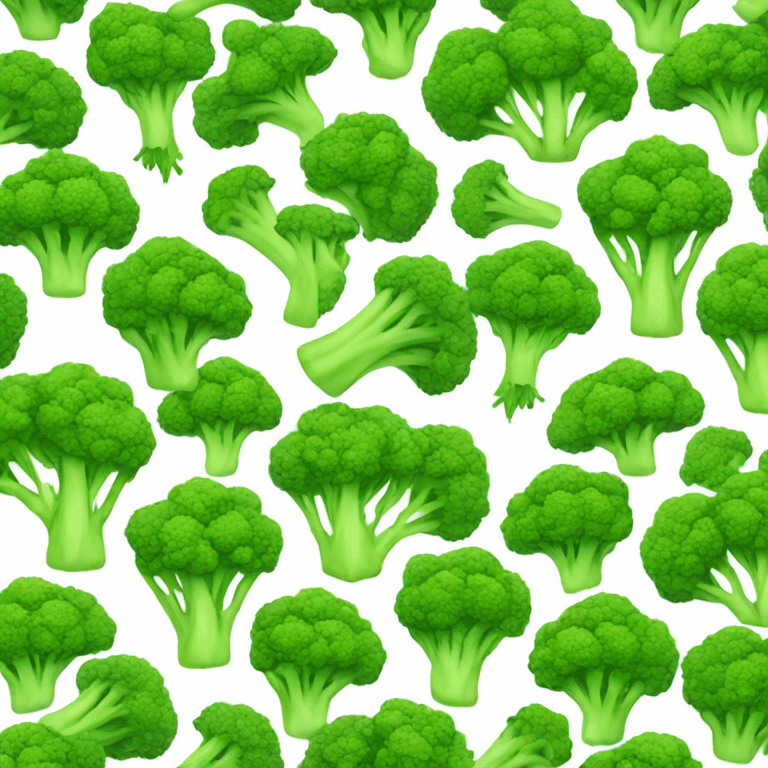 Broccoli love police emoji