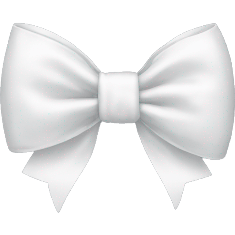 white bow emoji