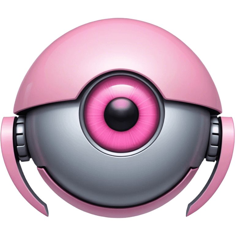 robotic pink skynet eye emoji