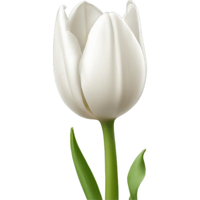 white tulip emoji