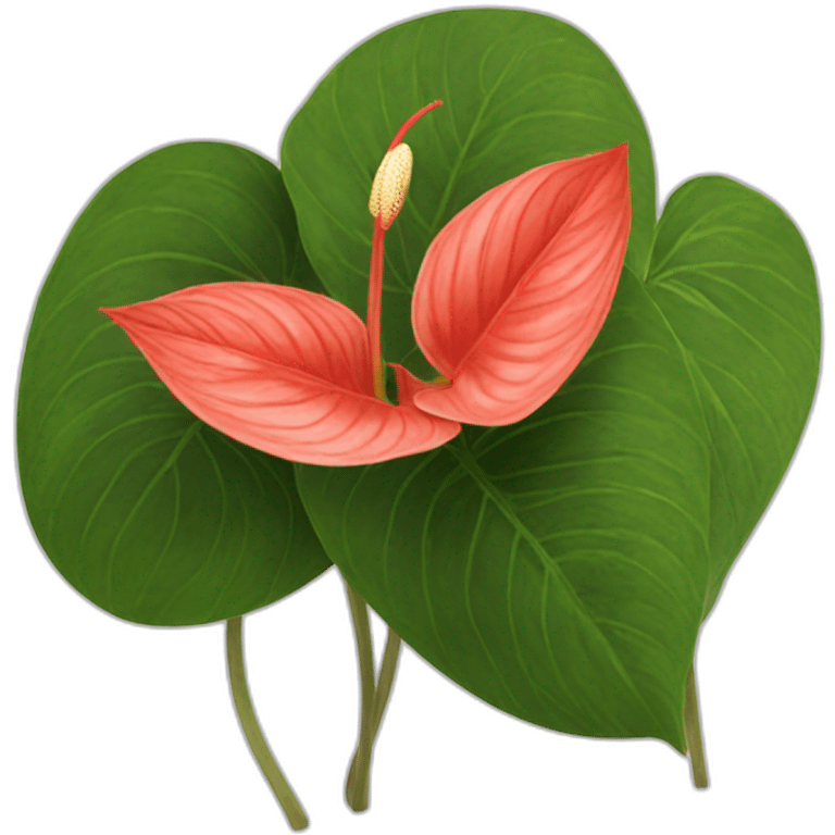 Anthurium waroqueanum emoji