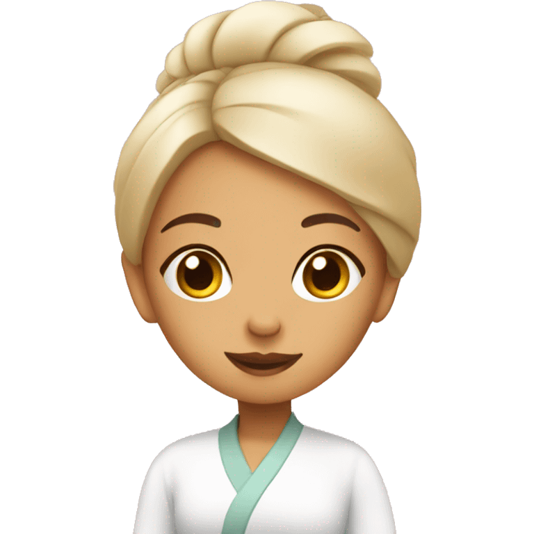 Girl at spa emoji