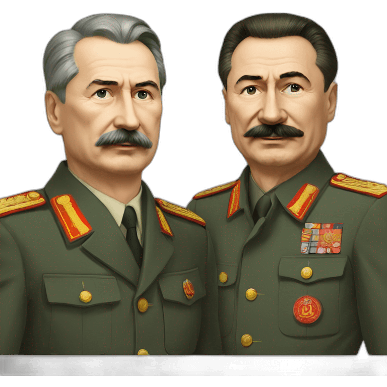 stalin with putin emoji