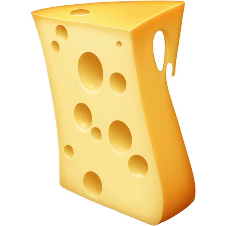 Cheese with a top high emoji